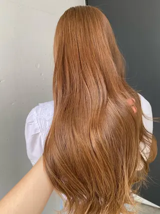 ロング カラー 髪質改善/レイヤー ストウシンゴのヘアスタイル