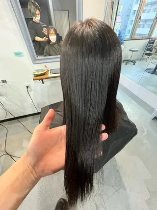 ロング 目を惹く艶髪/髪質 改善カラー🤎ぐっちのヘアスタイル