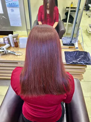 セミロング カラー airi🌺特殊ヘア /コーンロウ✨のヘアスタイル