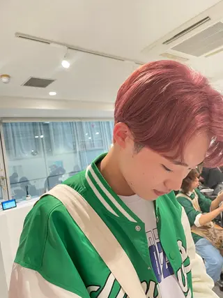 カラー メンズ 京都美容師 塩のヘアスタイル