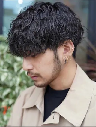 パーマ メンズ fifth天神メンズ パーマ職人/山口皓大のヘアスタイル