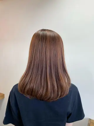 セミロング カラー 🫧縮毛矯正🫧ai hara🫧表参道のヘアスタイル