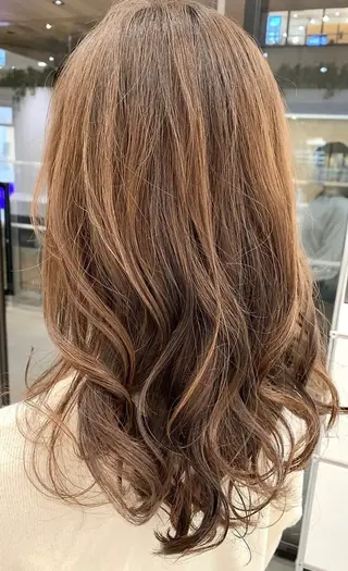 セミロング パーマ ‪🌱‬板倉 沙希‪🌱‬のヘアスタイル