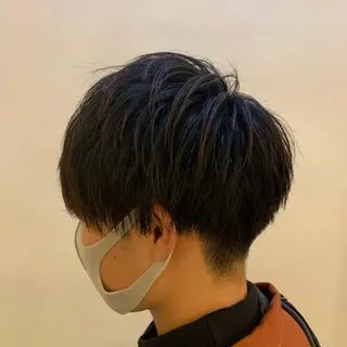 ショート カラー メンズ 〽️magico/ ウルフDaiki〽️のヘアスタイル