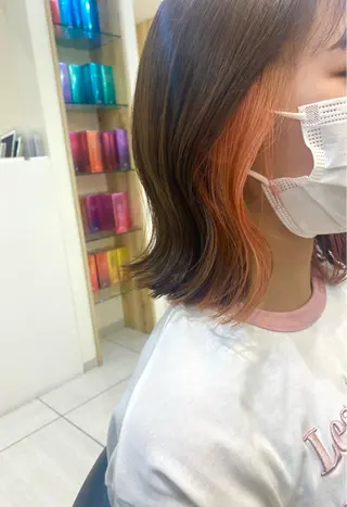 ショート カラー 韓国ヘア／艶カラー minamiのヘアスタイル