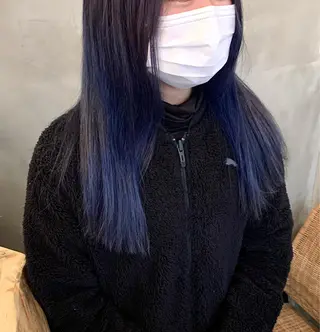 セミロング ﾖｼﾅｶﾞﾏﾕ🦕 透明感カラーのヘアスタイル