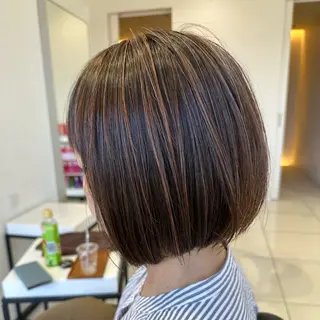 ショート レイヤーカット/艶髪 /髪質改善/のマツエク・マツパデザイン