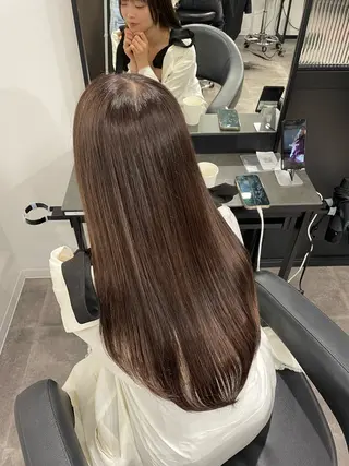 ロング カラー 🎀暖色/ラベンダー /paru🤍のヘアスタイル