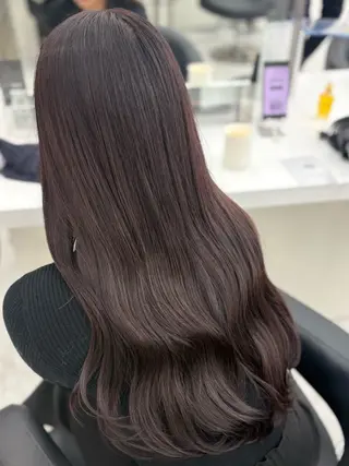 ロング カラー 🖤ハイトーン× レイヤー🖤SARAのヘアスタイル