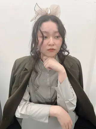 カラー 愛子 /ハイトーンのヘアスタイル