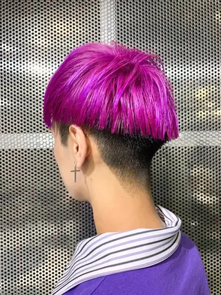 ミディアム カラー THE./ブリーチ 透感カラー/髪質改善のヘアスタイル