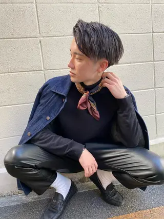 ショート 艶カラー/フェイス レイヤー/たむのヘアスタイル