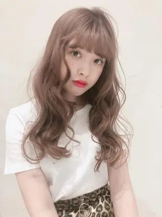 ロング カラー 艶髪/モテヘア🎀 MIHOのヘアスタイル