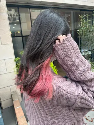 セミロング カラー SHIAN 八王子👼鬼塚さやかのヘアスタイル