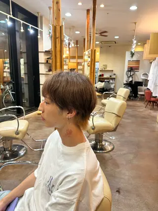 ショート パーマ メンズ Lit.自由が丘（SENJYU自由が丘）所属・【髪質改善/美髪】 ⭐️川嶋 陸央⭐️のヘアスタイル
