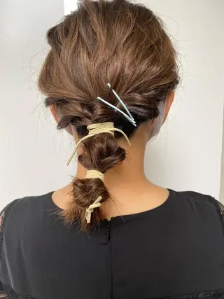 ミディアム ヘアアレンジ fit stand所属・fit stand /HIIRAGIのヘアスタイル