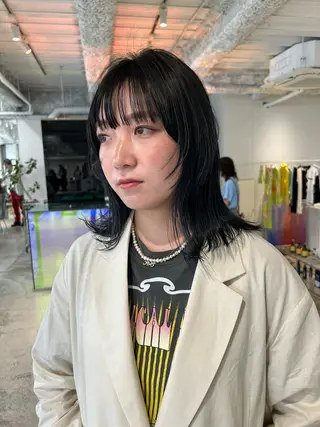 ミディアム STAN WOOD所属・似合わせcut 🔥yutakaのヘアスタイル