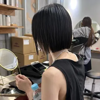 ショート yuka♡/ボブ カット/暖色カラーのヘアスタイル