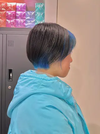 ショート ダブルカラー🦖 /髪質改善⚡️しおりのヘアスタイル