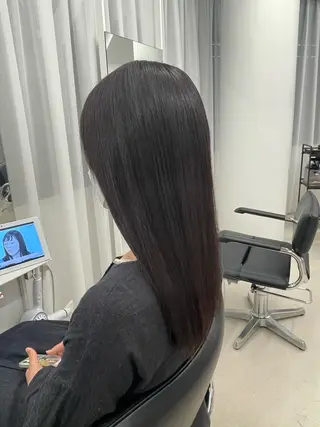 ロング カラー ヘアアレンジ リベルテ所属・♦️髪質改善韓国レイ ヤー♦️副店長のヘアスタイル