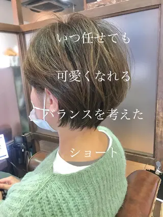 ショート 鳥羽 正治のヘアスタイル
