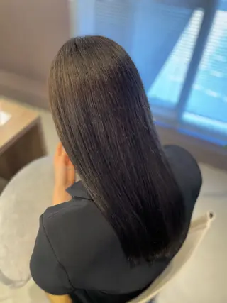 ロング カラー 髪質改善/縮毛/トリ ートメント/平野広大のヘアスタイル