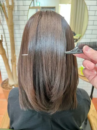 ミディアム カラー 石井 佑樹のヘアスタイル