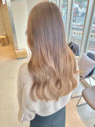 ロング カラー 💎夏葵 ハイライト /デザイン特化のヘアスタイル