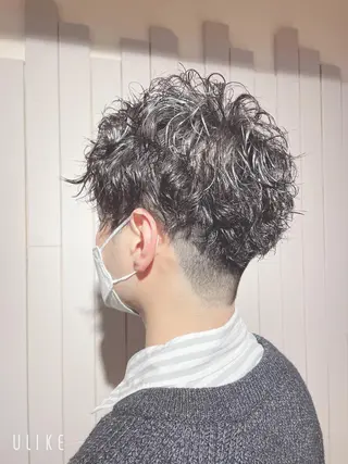ショート パーマ メンズ ❣️モードケイズ塚口 和田一将のヘアスタイル