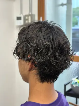 パーマ メンズ Snalyメンズ特化 スエハラのヘアスタイル
