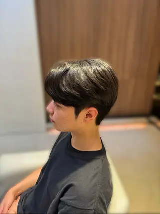 ショート パーマ メンズ YUKI🇰🇷 カルマ／ダウンパーマのヘアスタイル