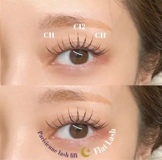 マツエク・マツパ 🌙mai🌙 パリジェンヌ/眉毛のマツエク・マツパデザイン