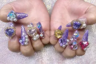 ネイル Rire_eye+beauty_nail所属・Rire_ nail_yukiのネイルデザイン