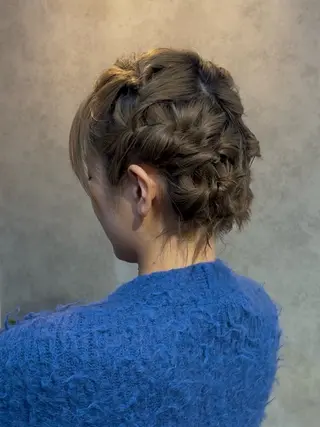 ショート ヘアアレンジ 赤みオフの透明感職人 /ケア重視の美髪施術のヘアスタイル
