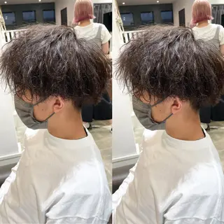 パーマ メンズ 細沼 葵のヘアスタイル