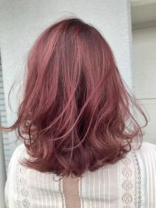 ミディアム カラー レイヤーカット匠 イソザキノリユキのヘアスタイル