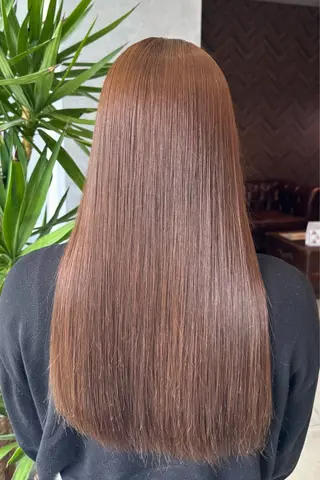 ロング カラー 遠藤 日和のヘアスタイル