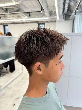 パーマ メンズ 加藤 拓海のヘアスタイル