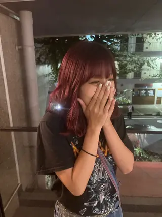 ミディアム saki/Insta fleur_sakiのヘアスタイル