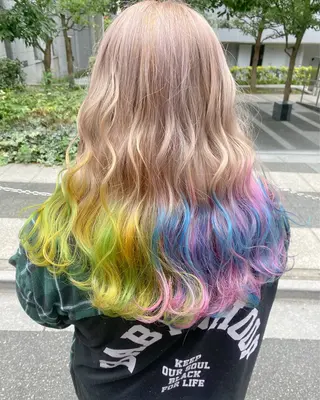 ロング カラー Chérie所属・Chérie 渋谷/カラーサロンのヘアスタイル