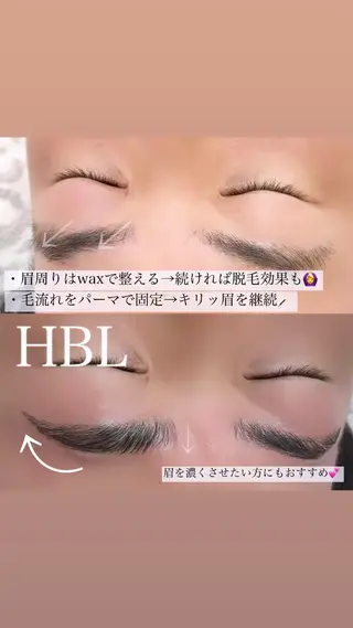 メンズ アイブロウ IVY-NUE HITOMIのマツエク・マツパデザイン