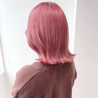 セミロング カラー ヘアアレンジ 可愛いベージュヘア 🐿️えびけんのヘアスタイル
