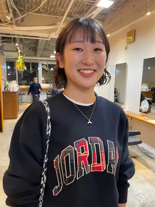 ショート パーマ レイヤー／似合わせ TAKUYAのヘアスタイル