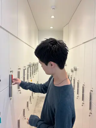 ショート パーマ メンズ fifth 庄子愛彩のヘアスタイル