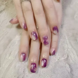 ネイル Chiara チップ長さ出しのネイルデザイン