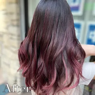 ロング カラー 穐山 翔のヘアスタイル