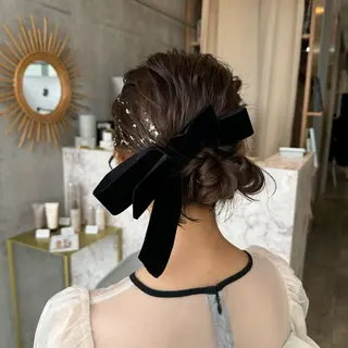 ミディアム ヘアアレンジ OLSEN D.B.A BALLOON HAIR所属・さとう あやかのヘアスタイル