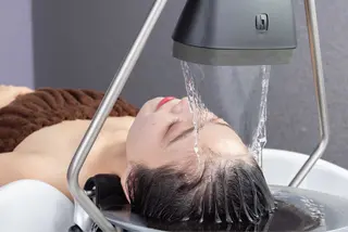 ミディアム カラー パーマ ヘアアレンジ メンズ LAVENDIA 初音のヘアスタイル