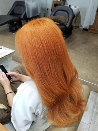 ロング カラー とみー 艶カラー/  大人女性のお悩み相談のヘアスタイル