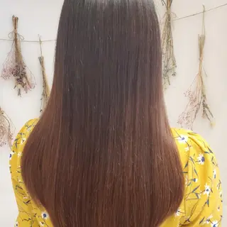 ロング 韓国レイヤー/髪質 改善カラー/れんのヘアスタイル